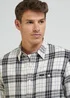 Lee Leesure Shirt Ecru Check