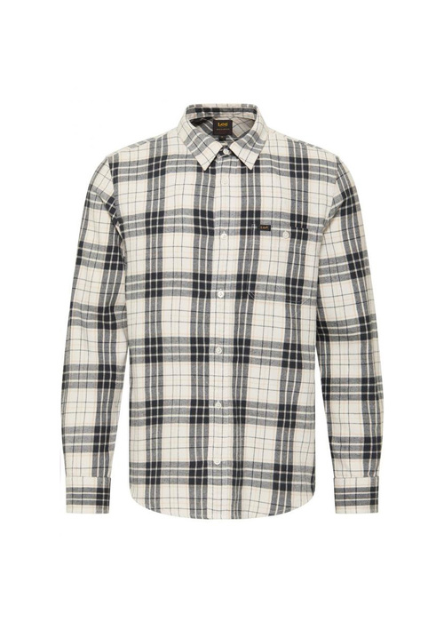 Lee Leesure Shirt Ecru Check - L66NRONQ