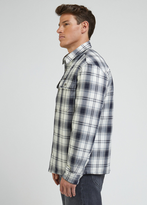 Lee Worker Oversize Shirt Ecru - L68DTKNQ