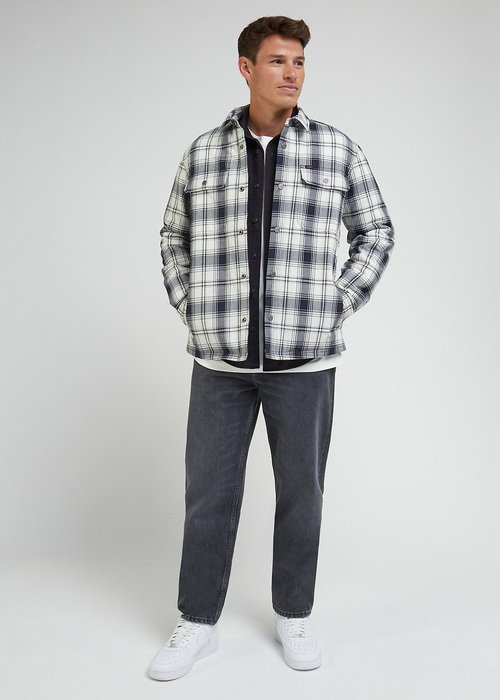 Lee Worker Oversize Shirt Ecru - L68DTKNQ