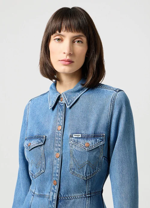 Wrangler A Line Denim Dress Partners