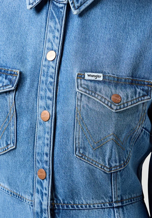 Wrangler A Line Denim Dress Partners