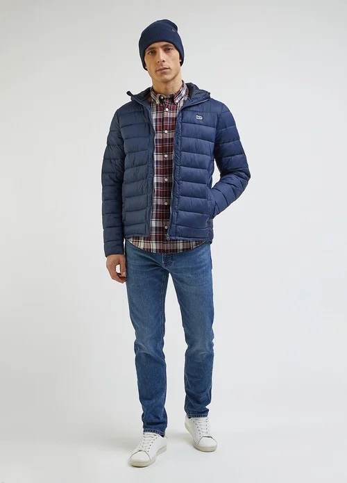 Lee Button Down Navy Check