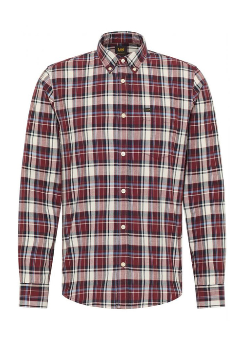 Lee Button Down Navy Check - L880RN35