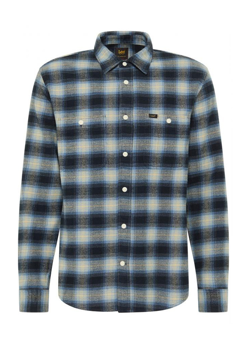 Lee Worker Shirt Black Check - LL31RS01