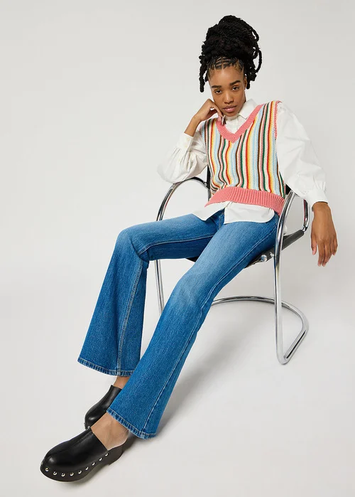 Wrangler Fierce Flare Jeans Meadow