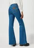 Wrangler Fierce Flare Jeans Meadow