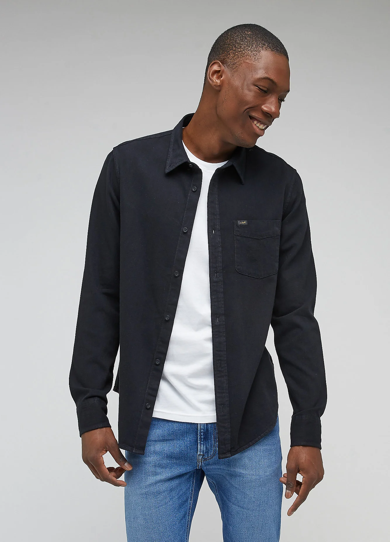 Lee Button Down Black