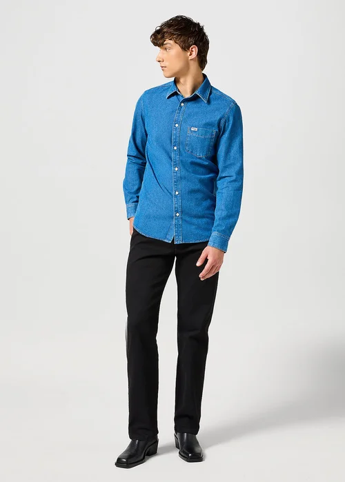 Wrangler 13mwz Cowboy Cut Shadow Black