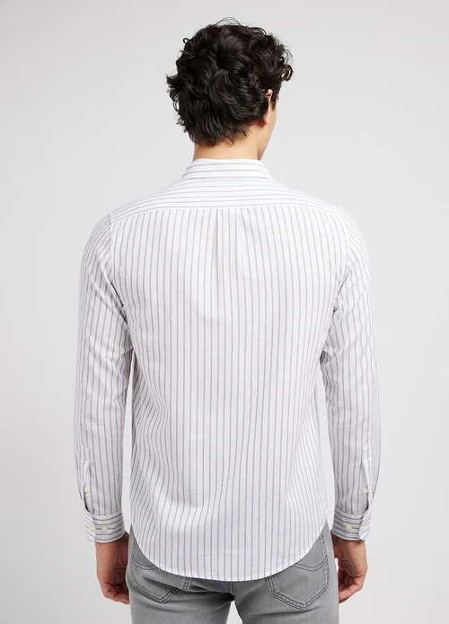 Lee Button Down Olive Grove Stripe