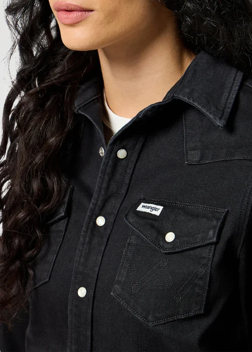 Wrangler Denim Match Up Dress Black