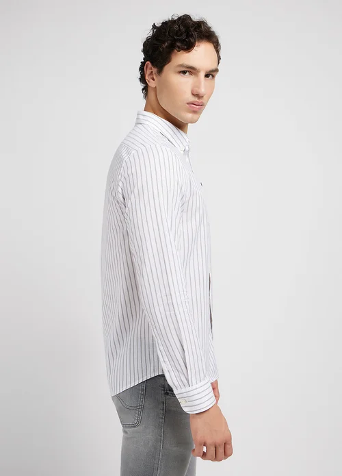 Lee Button Down Olive Grove Stripe