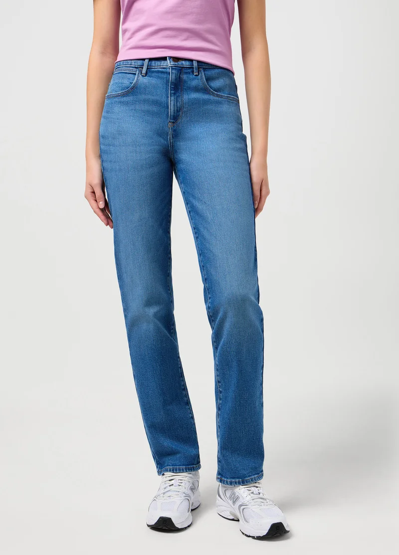 Wrangler Straight Mid Wash