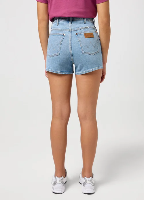Wrangler Festival Denim Shorts Good Vibes