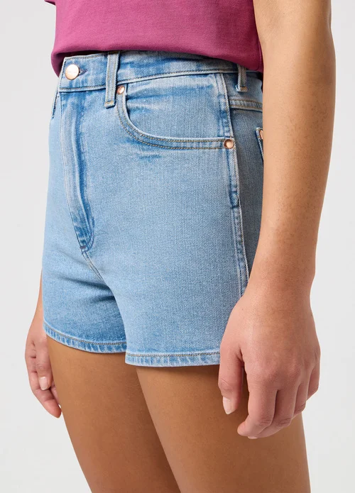 Wrangler Festival Denim Shorts Good Vibes