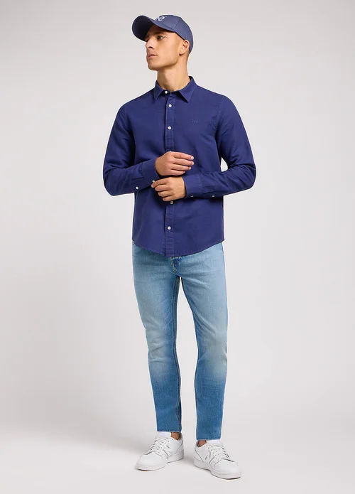 Lee Patch Shirt Medieval Blue