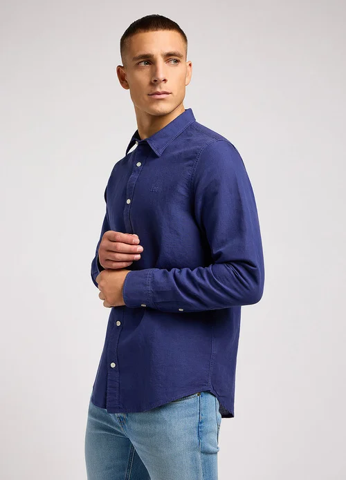 Lee Patch Shirt Medieval Blue