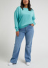 Lee Crew Sweatshirt Dusty Jade - L53LSR41