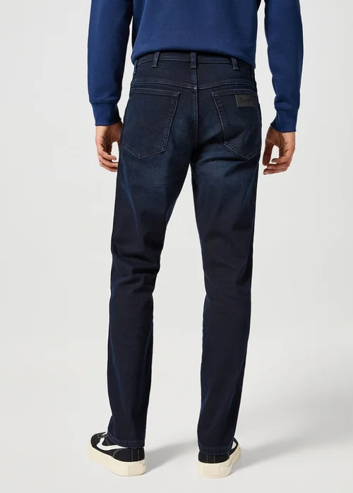 Wrangler Texas Slim Jeans Deep Blue Black
