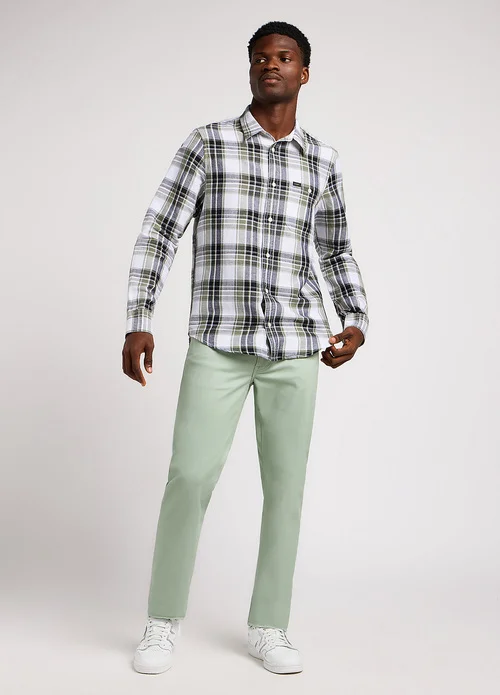 Lee Leesure Shirt Olive Grove Check