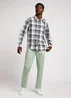 Lee Leesure Shirt Olive Grove Check