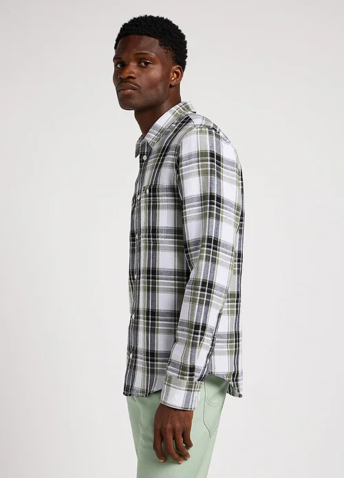 Lee Leesure Shirt Olive Grove Check