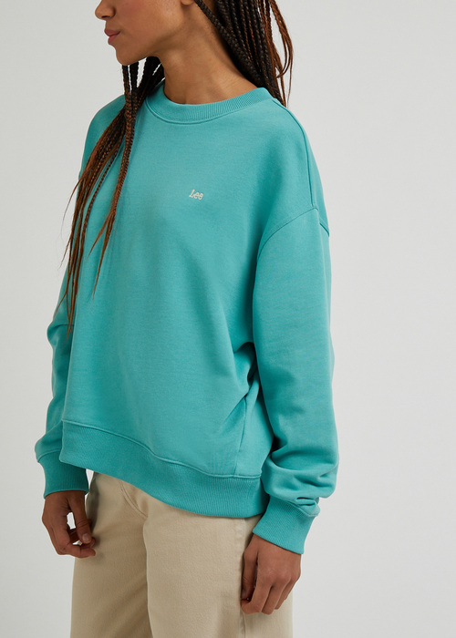 Lee Crew Sweatshirt Dusty Jade - L53LSR41