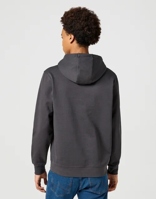 Wrangler Small Logo Crew Faded Black