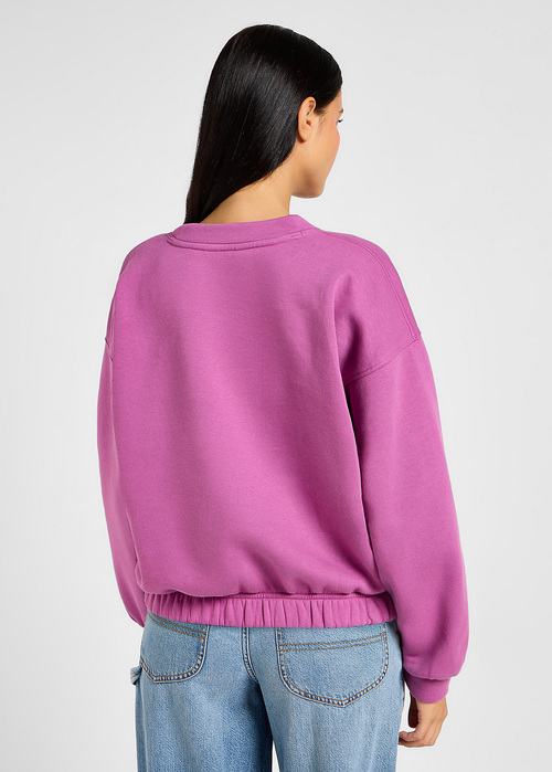 Lee Sleeve Detail Sweatshirt Lotus