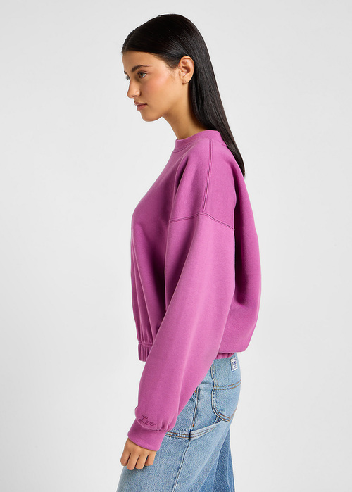 Lee Sleeve Detail Sweatshirt Lotus