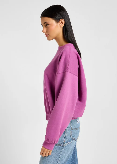 Lee Sleeve Detail Sweatshirt Lotus