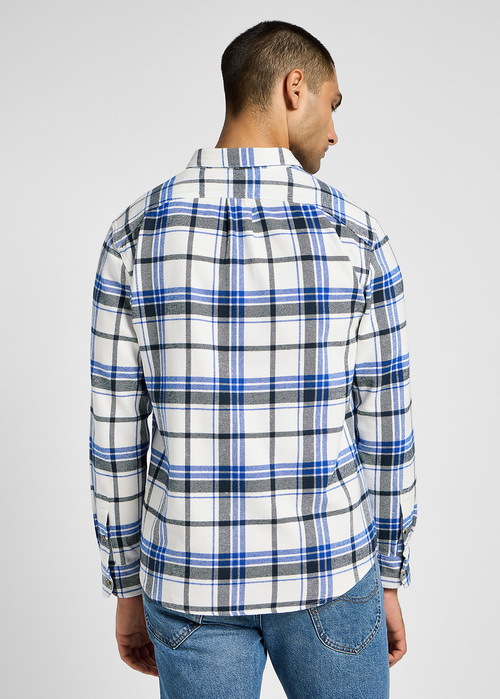 Lee Riveted Shirt White Check