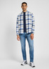 Lee Riveted Shirt White Check