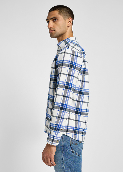 Lee Riveted Shirt White Check