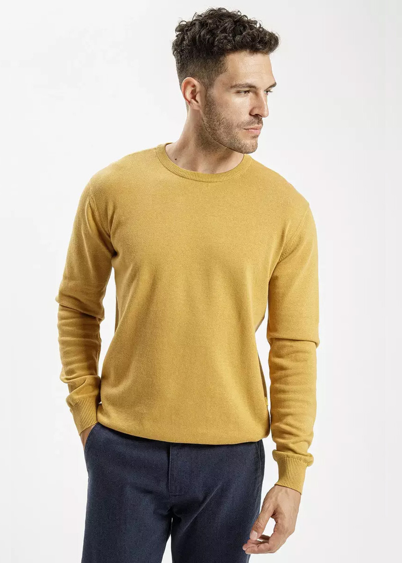 Cross Jeans Knitwear C Neck Camel 026 - 34228-026