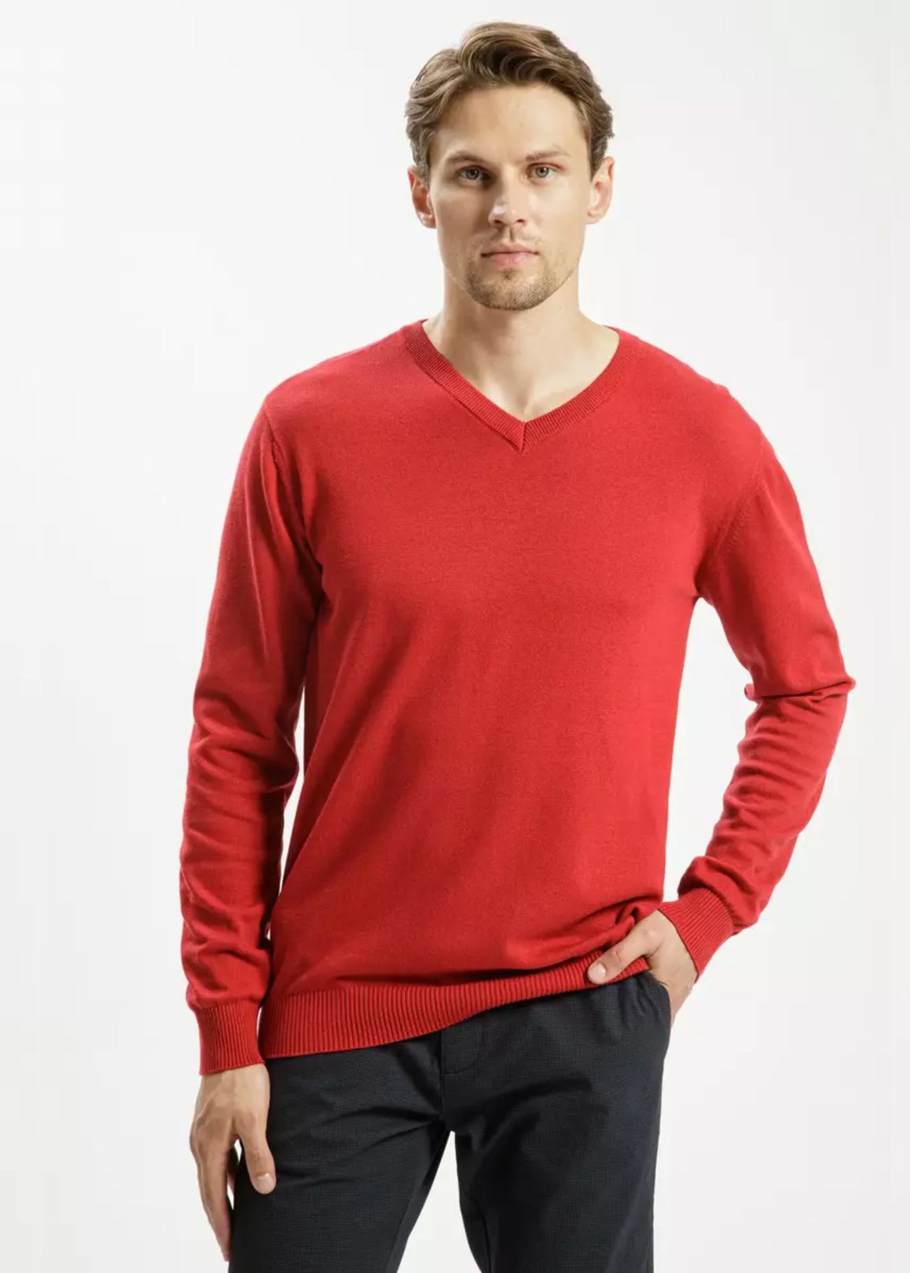 Cross Jeans Sweater Dried Tomato 529