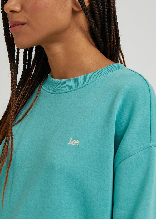 Lee Crew Sweatshirt Dusty Jade - L53LSR41