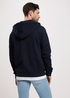 Cross Jeans Hoodie Zip Navy 001