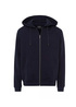 Cross Jeans Hoodie Zip Navy 001