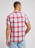 Lee Leesure Shirt Garnet Check