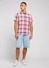 Lee Leesure Shirt Garnet Check