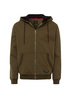 Cross Jeans Zip Hoodie Khaki 002 - 25470-002