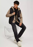 Cross Jeans Hoodie Zip Taupe 383