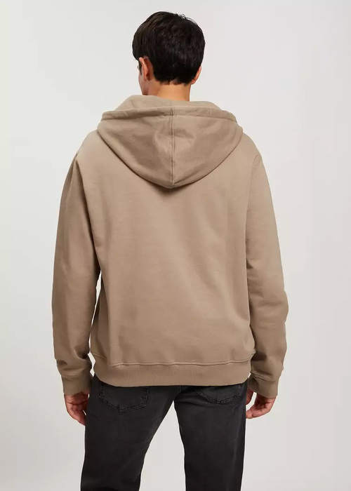 Cross Jeans Hoodie Zip Taupe 383 - 25472-383