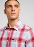 Lee Leesure Shirt Garnet Check