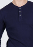 Cross Jeans Long Sleeve Tee Navy 001 - 15129-001