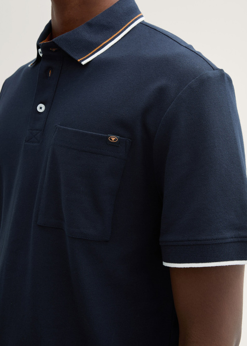 Tom Tailor Polo Tee Sky Captain Blue