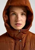Lee Long Puffer Jacket Clove