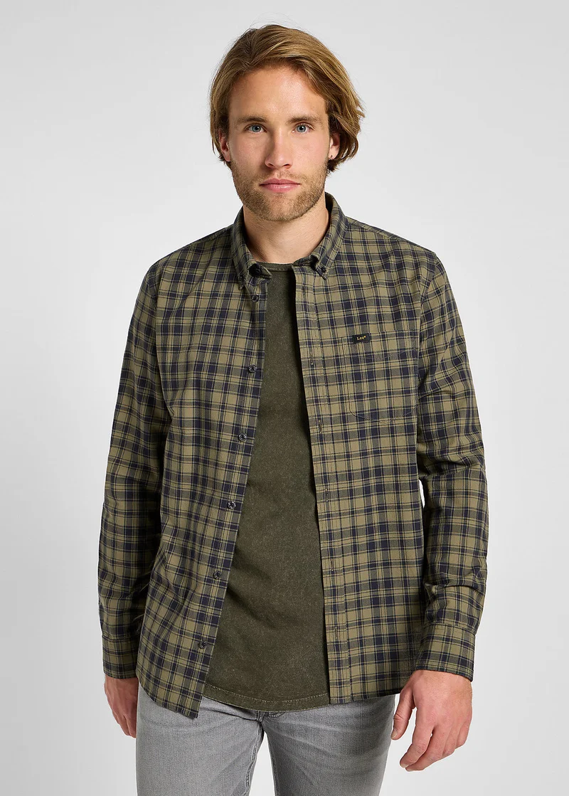 Lee Button Down Shirt Green