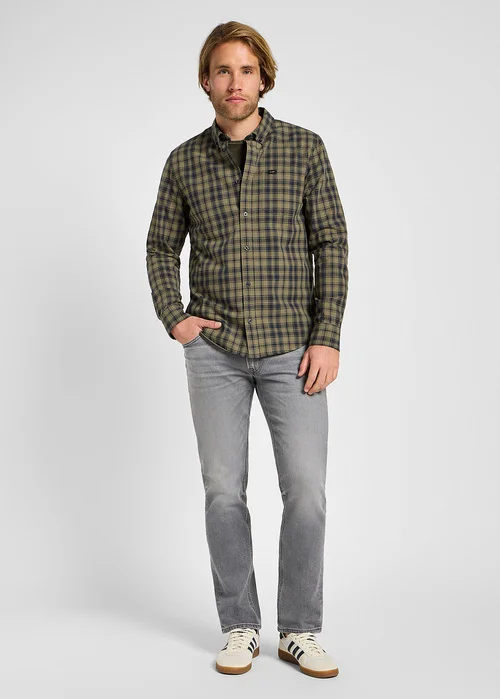 Lee Button Down Shirt Green